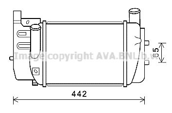 AVA QUALITY COOLING Kompressoriõhu radiaator TO4645